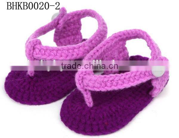 Manufacturer China Ecofriendly cotton yarn baby shoes sandals