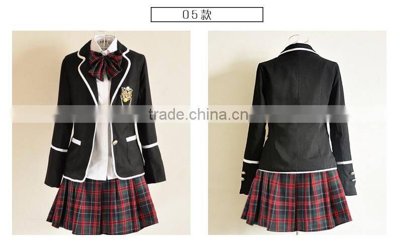 Juqian Wholesale Factory Price Blazer Suits Design School Uniform/Customized western style blazer nice high school uniform