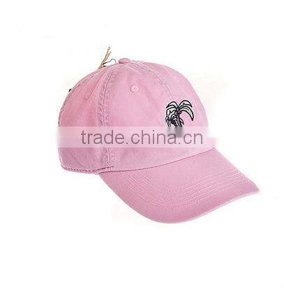 Embroidered cheap baseball caps for sale pink flat caps