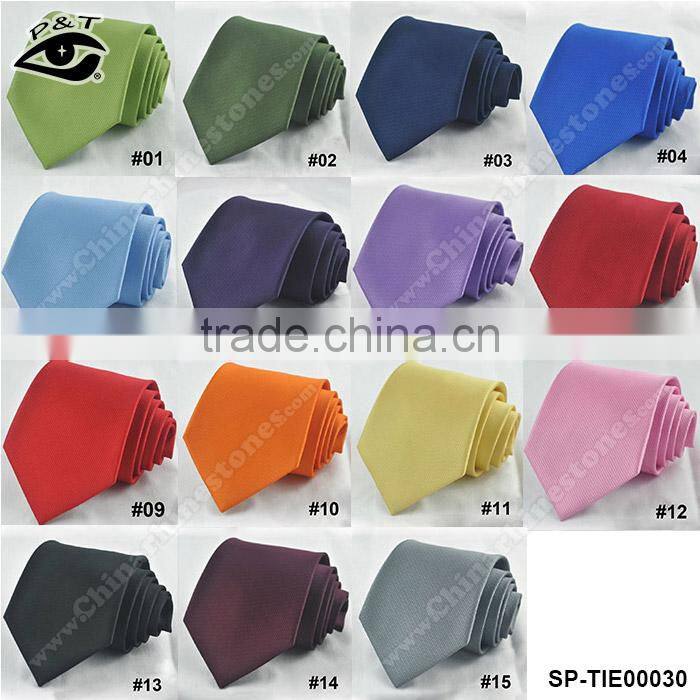 Striped Pure color Suit Tie Business Tie Wedding Tie For men