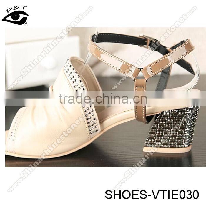 12 Colors New Design 3D tripartite Shoe Lace Shoe Straps For High heels