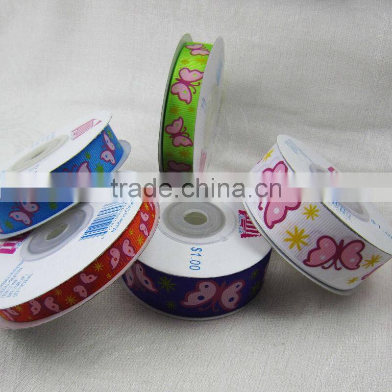 Grosgrain Printed Ribbon