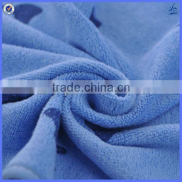 Top quality baby shower towel favors/plush microfiber baby bath towel