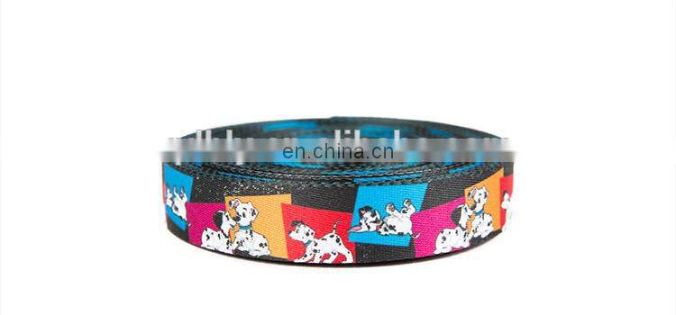 High quality heat transfer printed polyester dog collar&leashes strap