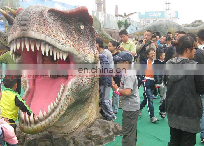 Amusement park custom animated animatronic animal head