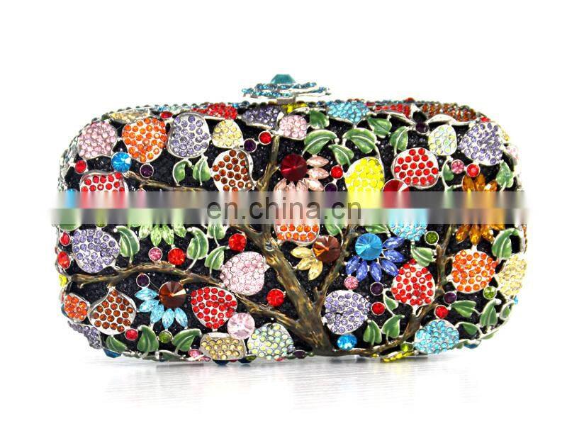 2015 fashion Crystal handbag Rhinestone clutch bag Evening clutch bag wedding bag handmade women bag