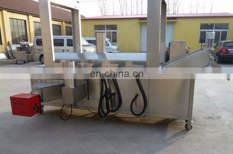 samosa frying machine continuous frying machine fryer electric or gas heating 200kg/h top quality