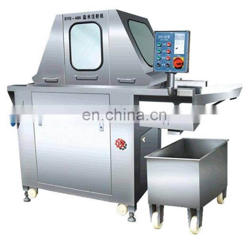 meat machine factory automatic meat injection machine/salt brine injector/poultry saline water injecting machine