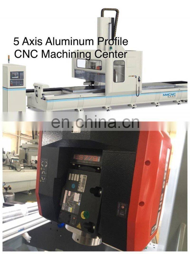 Aerospace and rail traffic industry precision aluminum profile CNC machine center