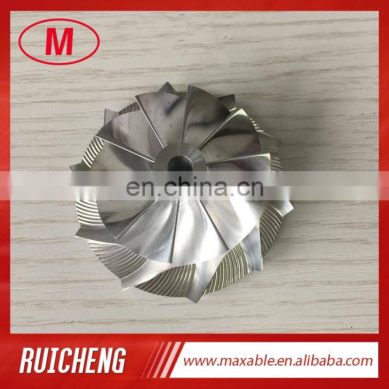 CT26 42.90/58.00mm 10+0 Blades high performance turbo aluminum 2618/milling/billet compressor wheel