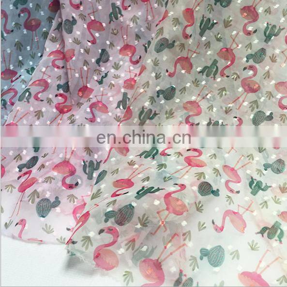 Hot sale printed polyester chiffon fabric digital fabric printing polyester chiffon fabric