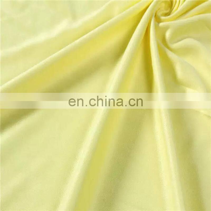 China supplier stretch knitting polyester suede cloth fabric