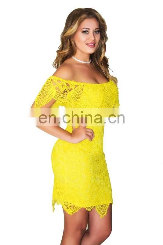 Fashion women sexy tight lace dress