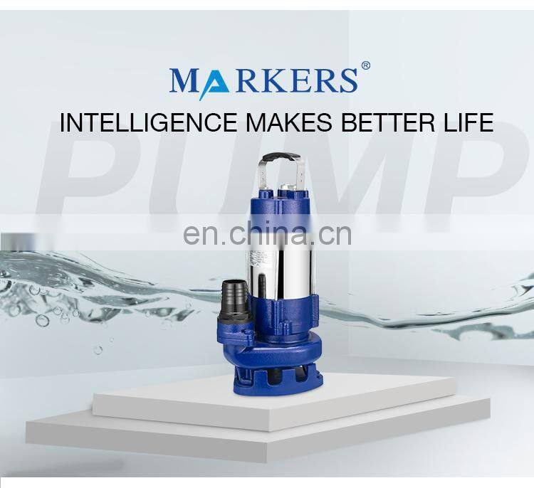 Farm irrigation 0.75kw 1hp electric water submersible sewage pump