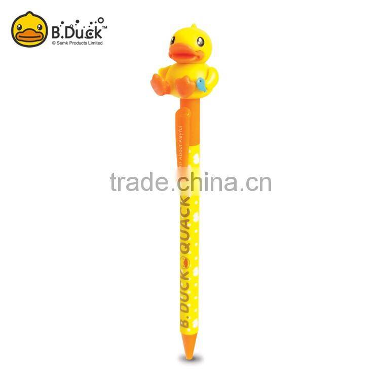 New design plush animal head ball pen with custom logo for gift