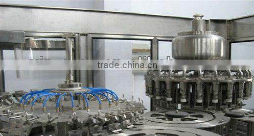 Automatic glass bottle juice filling machine