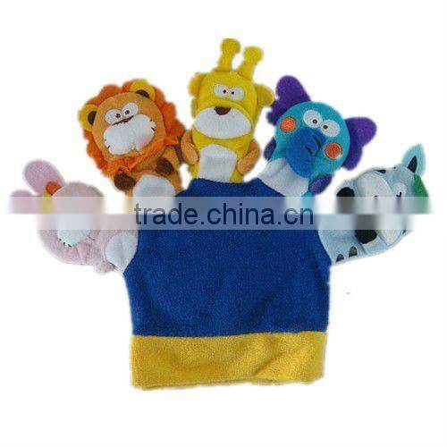 kids plush animals hand puppets