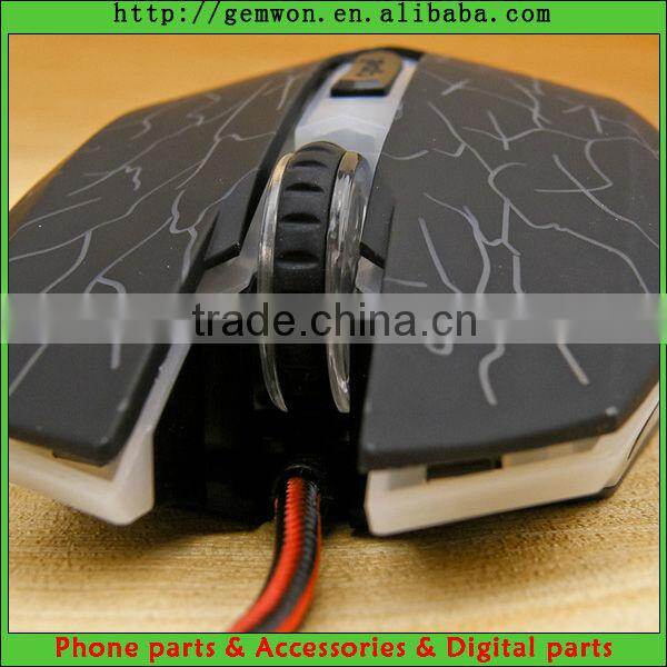 for PC Laptop Optical Wired 6d Changeable dpi Gaming handshoe mouse colorful Laser Design