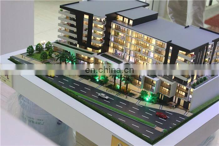 Ho scale condominium model made in China model manufacturer
