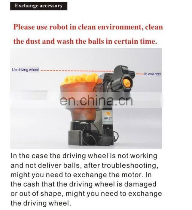 Variable speed table tennis machine pingpong ball machine table tennis robot