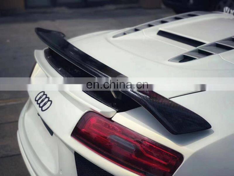 Runde Half Carbon Or Resin Material For 2008-2016 Audi R8 REGULA Style Body Kit Front Bumper Side Skirt Rear Bumper Spoiler