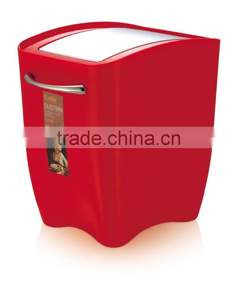 high quality wholesale Novelty round Home Plastic Trash Can