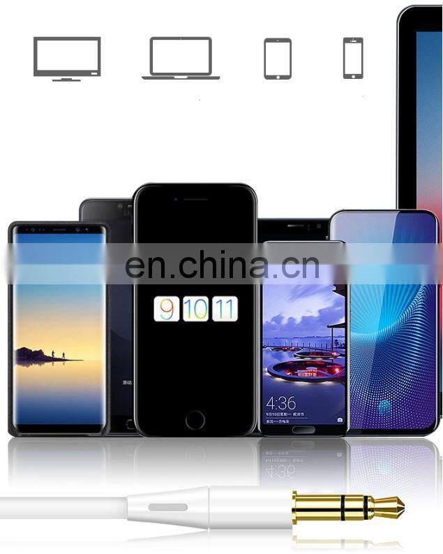 High Sound Wired earphone Earphones 3.5mm Jack Headphones Volume Control With Mic for AUX