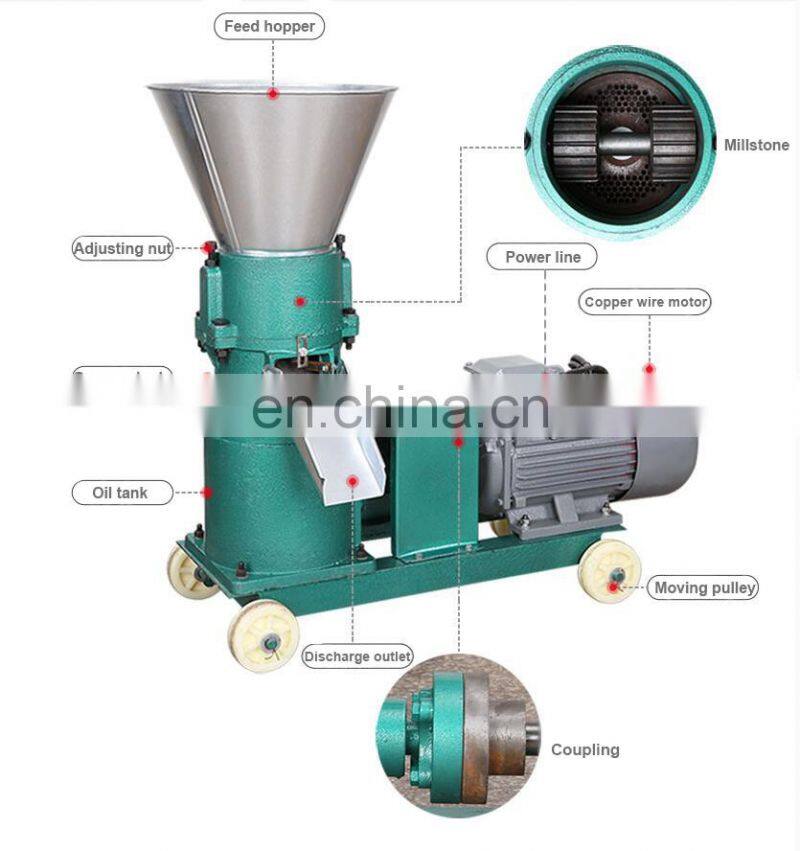 Hot selling chicken farm machinery feed pellet machine animal dog food pellet making machine