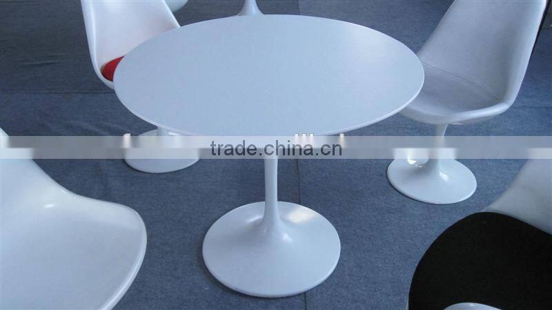hot sale white color tulip table by Eero Saarinen for dining room