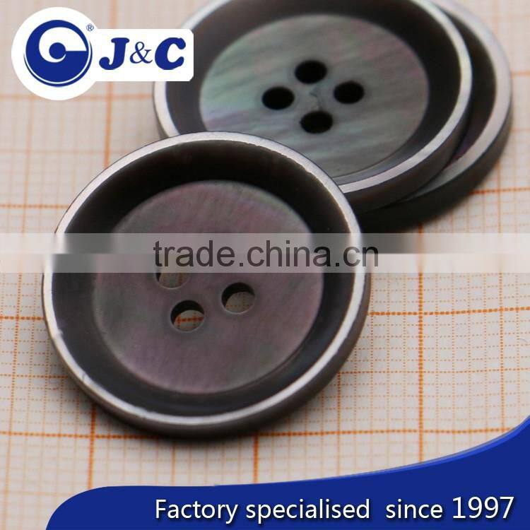 32L big black mother of pearl shell buttons for coat