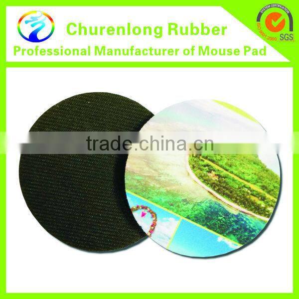 Hot china products custom round shaped silicone coaster