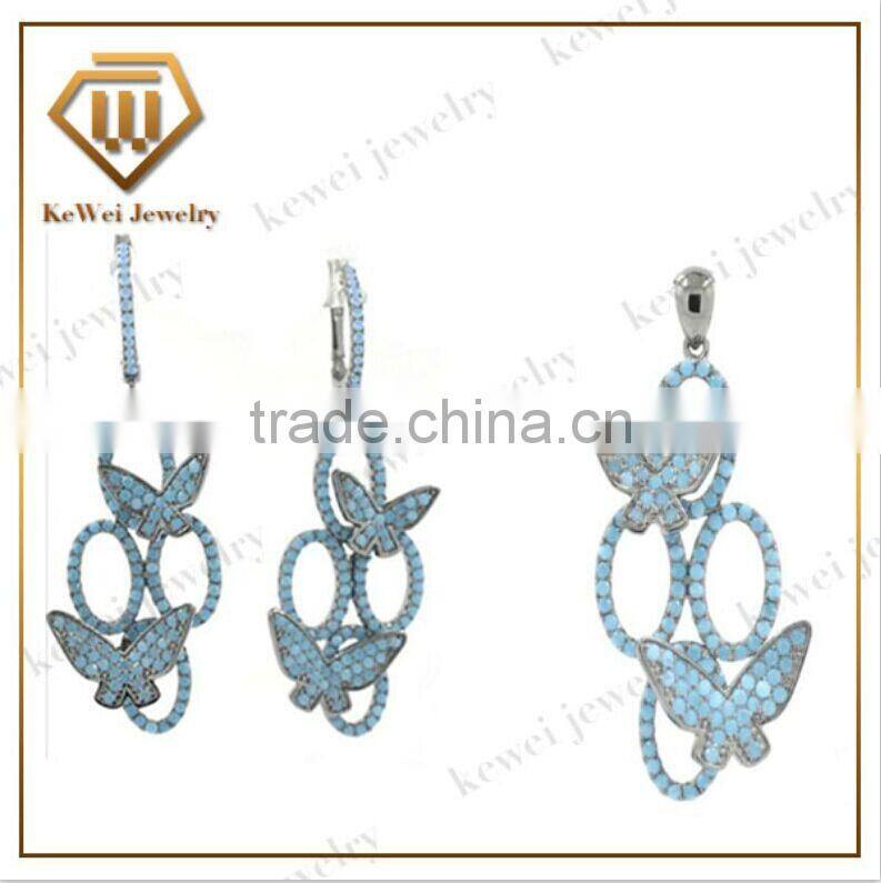 Fashion jewelry sample turquoise 925 silver rings