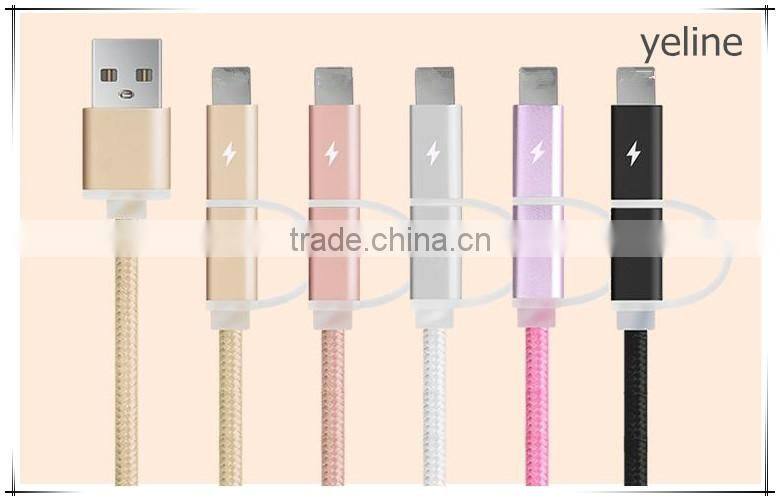 Tandem 2 USB cotton weave data cable for Huawei P9/4X/mate S