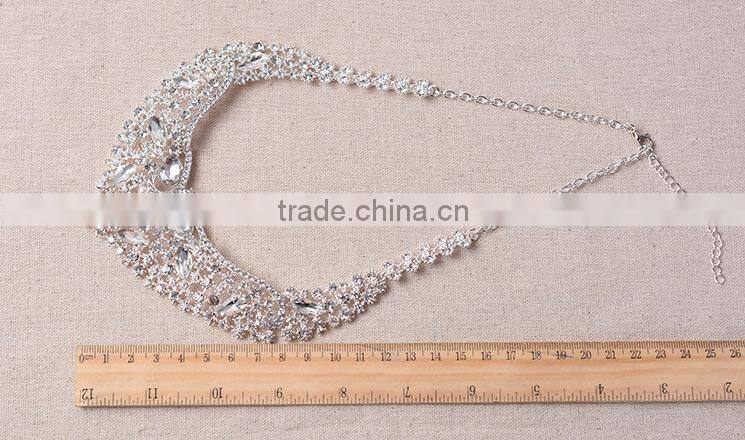 2016 New Product China Supplier Statement Crystal Necklace Set