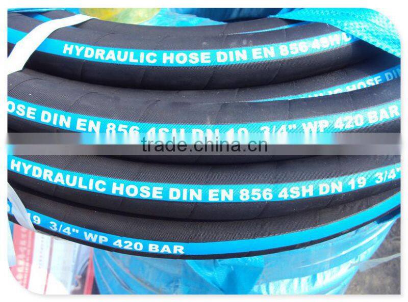 Braided Hydraulic Rubber Pipe / High Pressure