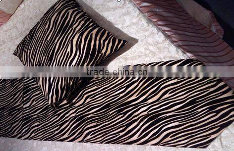 100% cotton white striped flat sheet for star hotel