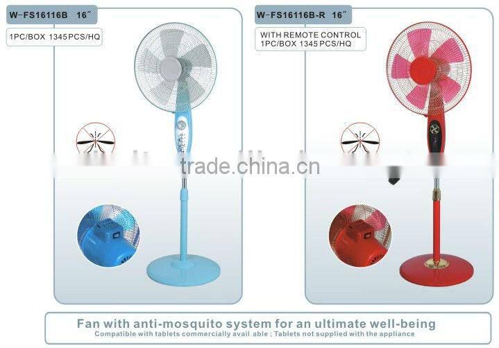 16"STAND FAN (WITH ELECTRIC MOSQUETO REPELLENT)