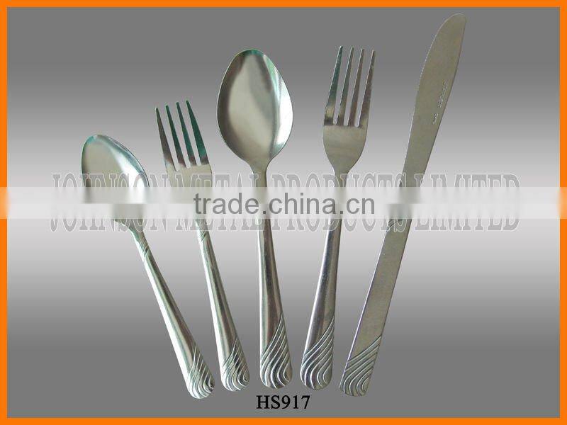 5Pcs Stainless Steel Cutlery