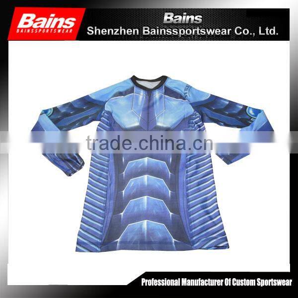 Top selling products custom sublimated rash guard women