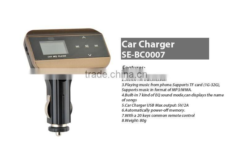 lcd car kit bluetooth sd card usb mp3 player with fm transmitter car aux port adaptor