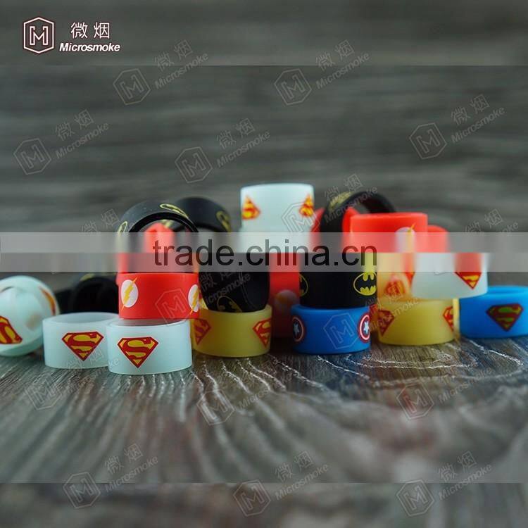 18.5x12 mm E cig custom silicone vape band China manufacture new electronic cigarette mod vape band silicon vape