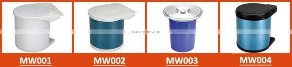 Recommendable style stainless steel trash bin