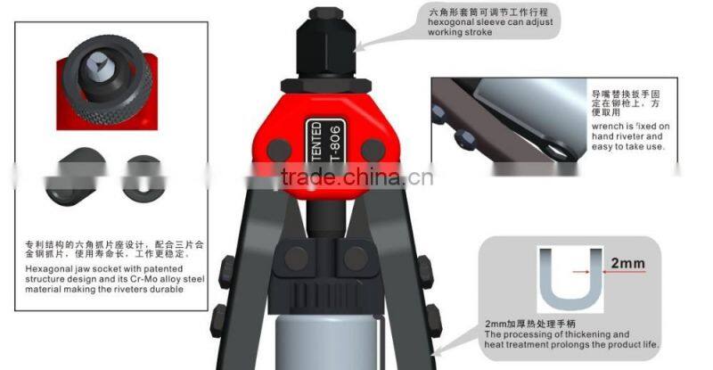 hot sell 11 inch (280mm)types of hand rivet guns