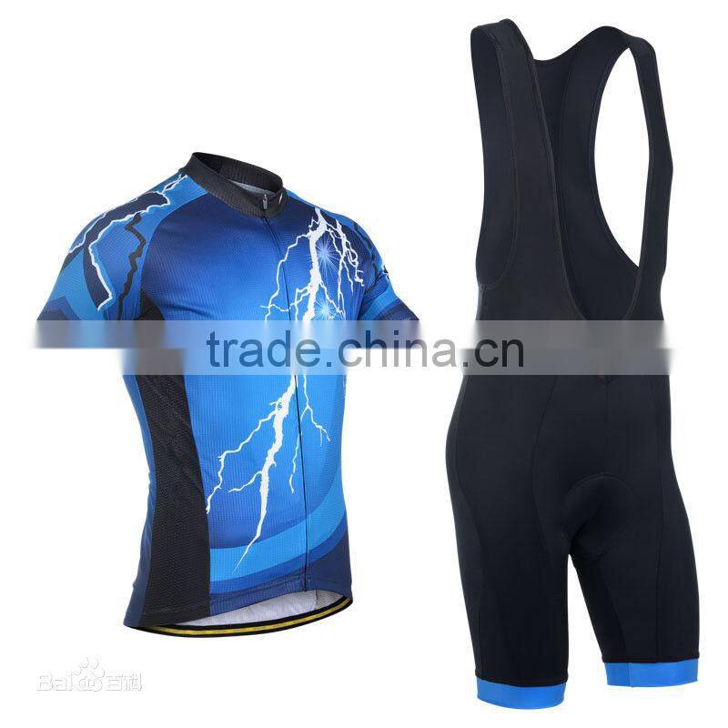 2015 New Arrival Fitness Men's Short Sleeve Cycling Jersey Perspiration Breathable Mountain Bike Riding Clothes