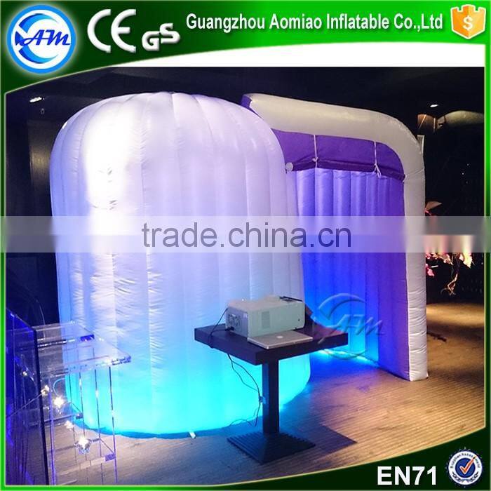 2016 hot sale led inflatable photo booth, photo booth for wedding