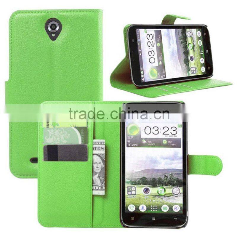 Keno Premium Wallet Hard Case for Lenovo A850 Flip Leather Case