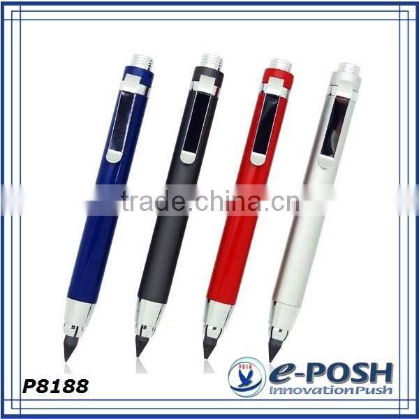 Elegant metal color slim twist action 0.7 mm hb mechanical pencil
