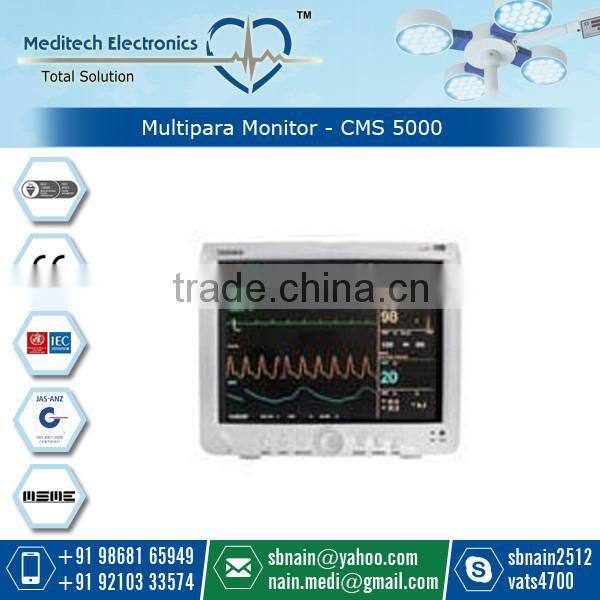 Compact and Portable Multipara Patient Monitor Supplier