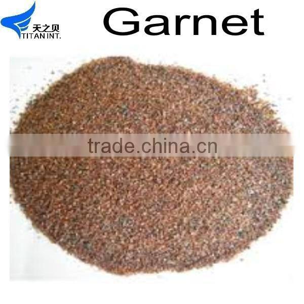 High hardness Garnet slag, garnet water jet cutting for Sandblasting for sand blasting with high quality
