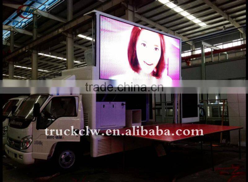 LED mobile truck outdoor advertising roadshow truck outdoor P10 big screen presentation